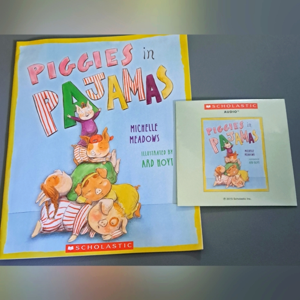 New Scholastic 'Piggies in Pajamas' Book and CD Set